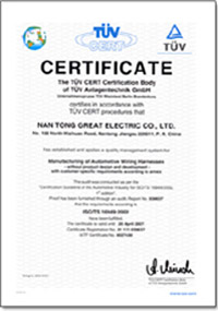 Wiring Harness - Certificate 1